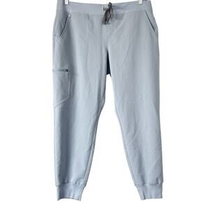 Figs Zamora Joggers Scrub Pants Womens Size XL/P Light Blue